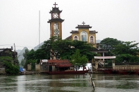 Kenh Ga Floating Village in the Red River Delta- Ninh Binh Vietnam