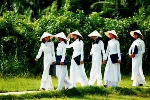 Traditional Ao Dai for Tet